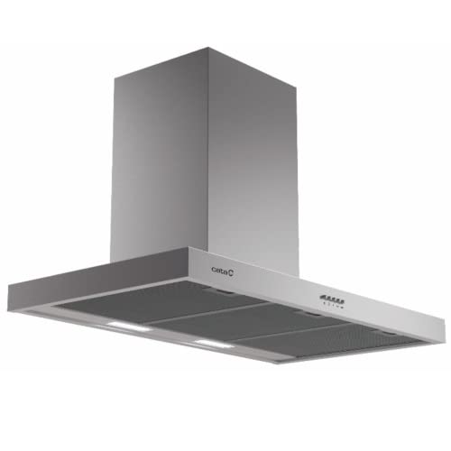 Cata S PLUS 9010 X Dekorative Dunstabzugshaube zur Wandmontage, 3 Leistungsstufen, mechanisches Bedienfeld, Motor M3R, LED-Beleuchtung, Breite 90 cm, Edelstahl-Finish Cata S PLUS 9010 X Dekorative Dunstabzugshaube zur Wandmontage, 3 Leistungsstufen, mechanisches Bedienfeld, Motor M3R, LED-Beleuchtung, Breite 90 cm, Edelstahl-Finish von CATA