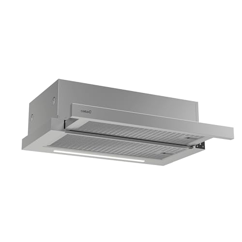 Cata TFH 6430 X Dunstabzugshaube mit 4 Extraktionsstufen, 3+1 Turbo, Touch-Bedienfeld, bürstenloser Motor, extra leise, LED-Streifen, einfache Installation, Breite 59,8 cm, Farbe Edelstahl Cata TFH 6430 X Dunstabzugshaube mit 4 Extraktionsstufen, 3+1 Turbo, Touch-Bedienfeld, bürstenloser Motor, extra leise, LED-Streifen, einfache Installation, Breite 59,8 cm, Farbe Edelstahl von CATA
