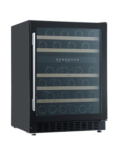 Cata Weinschrank VI 59082 BK No Frost, Kapazität 46 Flaschen, elektronische Temperaturregelung, Touch-Bedienfeld, Innenbeleuchtung, LED, umkehrbare Tür, interne Belüftung, Breite 59,5 cm, Schwarz Cata Weinschrank VI 59082 BK No Frost, Kapazität 46 Flaschen, elektronische Temperaturregelung, Touch-Bedienfeld, Innenbeleuchtung, LED, umkehrbare Tür, interne Belüftung, Breite 59,5 cm, Schwarz von CATA
