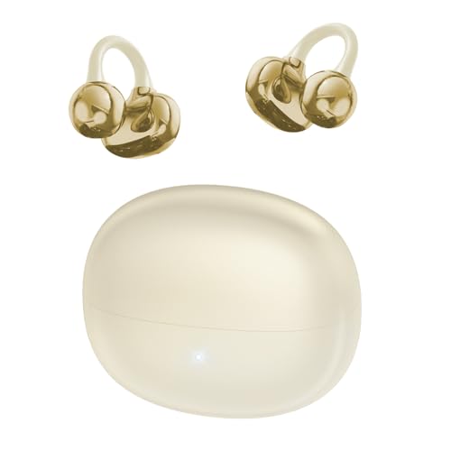 CATGIFF Open Ear Kopfhörer Bluetooth 5.4 mit 4,8g Lightweight, 12mm Treiber mit Spatial Sound, Clip-On Kopfhörer Sport, Dynamischer EQ, 3D-Klang, Komfort-Ohrhörer für Sport/Fitness/Laufen -weiß CATGIFF Open Ear Kopfhörer Bluetooth 5.4 mit 4,8g Lightweight, 12mm Treiber mit Spatial Sound, Clip-On Kopfhörer Sport, Dynamischer EQ, 3D-Klang, Komfort-Ohrhörer für Sport/Fitness/Laufen -weiß von CATGIFF