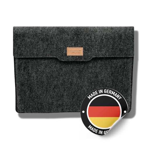 CATHAstories Hülle für iPad Pro 11 Zoll (4.Gen) iPad Air (5.Gen) iPad (9./10.Gen) Tasche, Case aus nachhaltigem Filz. Farbe Onyxgrey. Auch für iPad MIT Apple Backcase. Made in Germany von CATHAstories