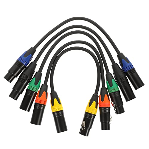 CATIEBYE 5 Stück XLR-Patchkabel Mikrofon geflochten männlich verdrahtet lautsprecher Adapterkabel Audioverbindungskabel Audiokabel XLR-Kabel von Stecker auf Buchse PVC Zufällige Farbe CATIEBYE 5 Stück XLR-Patchkabel Mikrofon geflochten männlich verdrahtet lautsprecher Adapterkabel Audioverbindungskabel Audiokabel XLR-Kabel von Stecker auf Buchse PVC Zufällige Farbe von CATIEBYE