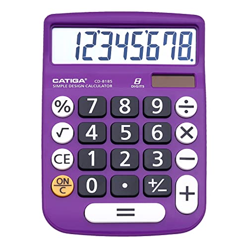 CATIGA cd-8185 büro und Home Style Calculator - 8-stellige LCD-anzeige - geeignet für Schreibtisch und unterwegs verwenden von CATIGA