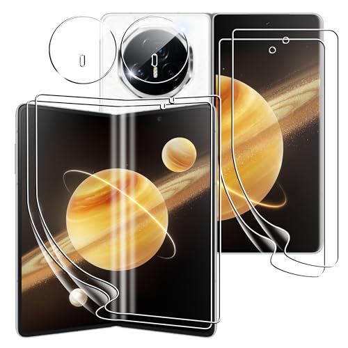 CAUHENYEE Schutzfolie für Honor Magic V3, [2+2+2] Externer und Innerer Displayschutz + Kameraschutz aus Gehärtetem Glas, weicher Hydrogelfilm, unterstützt Fingerabdruck-ID, kratzfest von CAUHENYEE