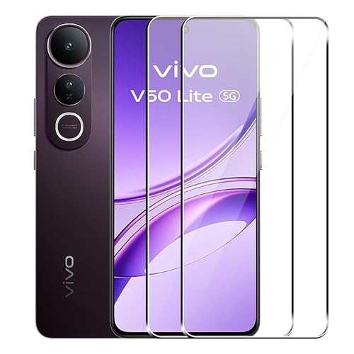 CAUHENYEE Schutzfolie für Vivo V50 Lite Panzerglas,2 Stück Schutzglasfolie,HD Clear,9H Härte Schutzglas,Anti- Kratzer CAUHENYEE Schutzfolie für Vivo V50 Lite Panzerglas,2 Stück Schutzglasfolie,HD Clear,9H Härte Schutzglas,Anti- Kratzer von CAUHENYEE