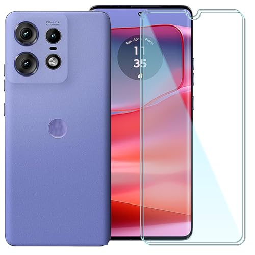 CAXKJE [2 Stück Gehärtetes Schutzfolie für Motorola Edge 60 Fusion (6.70 Zoll),9H-Härte,Anti-Bläschen,HD Klar Displayschutzfolie,Anti-Kratzen Gehärtetes Glas Folie von CAXKJE