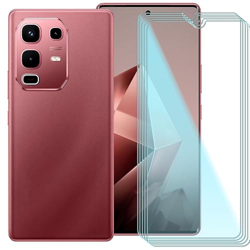 CAXKJE [5 Stück Gehärtetes Schutzfolie für Infinix Note 50 4G (6.78 Zoll),9H-Härte,Anti-Bläschen,HD Klar Displayschutzfolie,Anti-Kratzen Gehärtetes Glas Folie von CAXKJE
