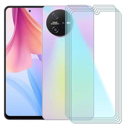 CAXKJE [5 Stück Gehärtetes Schutzfolie für TCL 60 (6.70 Zoll),9H-Härte,Anti-Bläschen,HD Klar Displayschutzfolie,Anti-Kratzen Gehärtetes Glas Folie von CAXKJE
