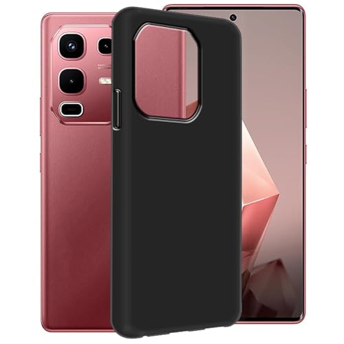 CAXKJE Hülle für Infinix Note 50 4G (6.78 Zoll),Schwarz Silikon Hülle TPU Weich Ultra-dünne Schutzhülle Kratzfeste Bumper Case,für Note 50 4G Stylische Handyhülle - Schwarz von CAXKJE