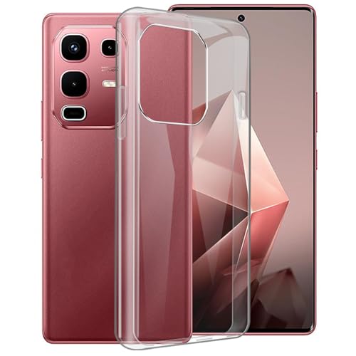 CAXKJE Hülle für Infinix Note 50 4G (6.78 Zoll) Silikon Hülle,Transparent Silikon TPU Weiche Ultra-dünne Schutzhülle,Stoßfest Bumper Case Stylische Handyhülle - Transparent von CAXKJE