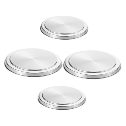 4 Stück Herdabdeckung Ofenbrennerabdeckung Multi-herd E-herd Gasgrill Dampfkochtopf Campingkocher Brennerabdeckungen Für Herde Induktionskochfeld Wok Silver Rostfreier Stahl CAXUSD 4 Stück Herdabdeckung Ofenbrennerabdeckung Multi-herd E-herd Gasgrill Dampfkochtopf Campingkocher Brennerabdeckungen Für Herde Induktionskochfeld Wok Silver Rostfreier Stahl CAXUSD von CAXUSD
