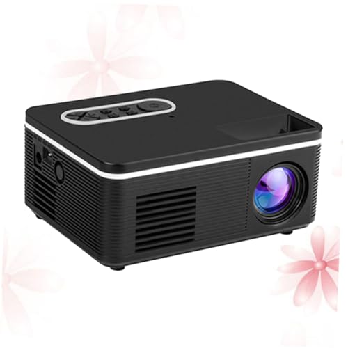 400-Lumen-Projektor Portable Projector overheadprojektor tragbar U Disk Projector Lightweight Projector Projector LED-Projektor Projektionsmaschine Mini-Projektor Black CAXUSD von CAXUSD