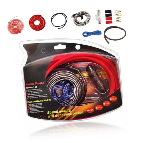 CAXUSD 1 Satz Car-Audio-Kit verstärker kabelsatz Verstärkerverdrahtungskit Verstärker -Kabel -Kit Auto-Verstärker-Verkabelungssatz Verstärker-Kit Kfz-Verkabelungssatz Abs CAXUSD 1 Satz Car-Audio-Kit verstärker kabelsatz Verstärkerverdrahtungskit Verstärker -Kabel -Kit Auto-Verstärker-Verkabelungssatz Verstärker-Kit Kfz-Verkabelungssatz Abs von CAXUSD