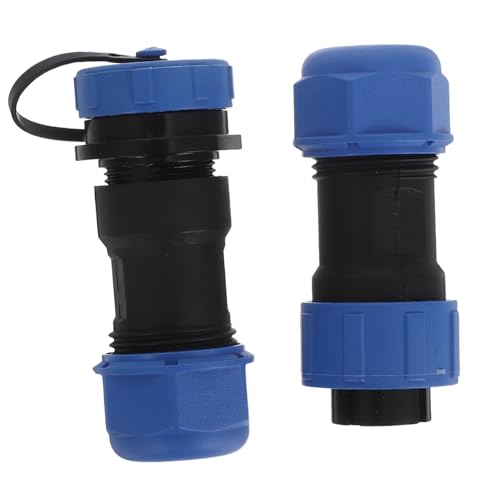 CAXUSD 1 Satz wasserdichter Stecker männlich weiblich buchse stecker Steckverbinder für Panelmontage Rundsteck elektrischer für den Außenbereich Pin-Stecker Pin-Buchse Metall CAXUSD 1 Satz wasserdichter Stecker männlich weiblich buchse stecker Steckverbinder für Panelmontage Rundsteck elektrischer für den Außenbereich Pin-Stecker Pin-Buchse Metall von CAXUSD