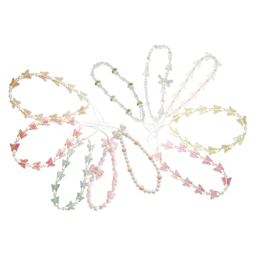CAXUSD 10 Stück Handyriemen Perlenbesetztes Telefonarmband Handytaschen-anhänger Handykettenperlen Telefon Butterfly Armband Armband Perlen -Telefon -Armband Buntes Handy-Lanyard Plastik CAXUSD 10 Stück Handyriemen Perlenbesetztes Telefonarmband Handytaschen-anhänger Handykettenperlen Telefon Butterfly Armband Armband Perlen -Telefon -Armband Buntes Handy-Lanyard Plastik von CAXUSD