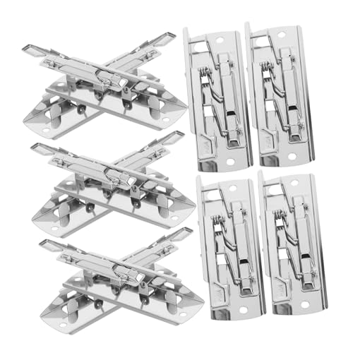 CAXUSD 10 Stück Ordner Springclip Große Bindeklammern Montierbare Polklemme Schwere Federklemmen Hebel -metallklemmeklemme Federbelastete Zwischenablage Clips Silver Eisen CAXUSD 10 Stück Ordner Springclip Große Bindeklammern Montierbare Polklemme Schwere Federklemmen Hebel -metallklemmeklemme Federbelastete Zwischenablage Clips Silver Eisen von CAXUSD