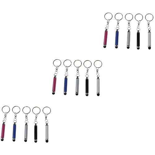 CAXUSD 3 Sets Stylus-schlüsselanhänger Tragbar Klein Stylus-stifte Für Telefon Tablet Matte Textur Nicht Im Design 5 Stück X 3 CAXUSD 3 Sets Stylus-schlüsselanhänger Tragbar Klein Stylus-stifte Für Telefon Tablet Matte Textur Nicht Im Design 5 Stück X 3 von CAXUSD