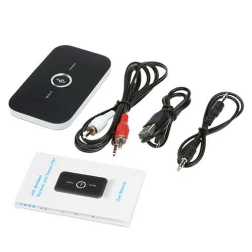 CAXUSD 1Satz Sender Empfänger Drahtloser Audioadapter für Stereoanlagen Lautsprecher Kompatibel mit PC Laptop Smartphone Mehr Schwarz CAXUSD 1Satz Sender Empfänger Drahtloser Audioadapter für Stereoanlagen Lautsprecher Kompatibel mit PC Laptop Smartphone Mehr Schwarz von CAXUSD