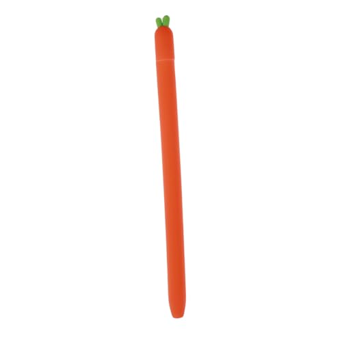 CAXUSD 1Stk Federmäppchen Touchpen Tasche Bleistiftspitze Stylus-Stifthülle Stylus-Stiftabdeckung Stylus-Hülle Cartoon Stylus Stifthülle Stylus-Stifthaltertasche Kieselgel Orange von CAXUSD