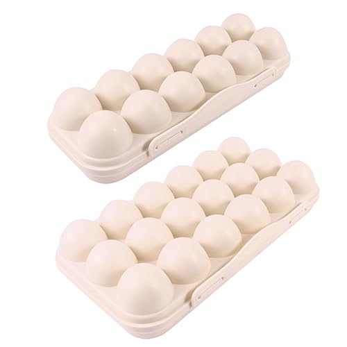 CAXUSD 2St Eierhalter für Kühlschrank Eierhalter Kühlschrank Tragbarer Eierhalter reisen Teufelsei Kücheneierablage Eierlocher Netz Container Schneebesen Aufbewahrungskiste Eierkarton von CAXUSD