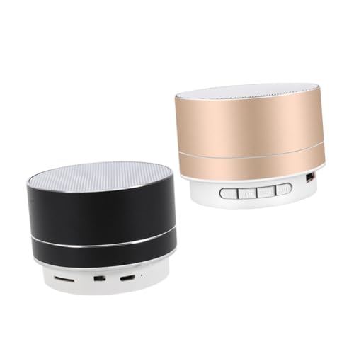 CAXUSD 2Stücke Mini Basslautsprecher im WLAN Lautsprecher mit LED Audioeffekten Surround Sound für Freizeitaktivitäten Kompakt CAXUSD 2Stücke Mini Basslautsprecher im WLAN Lautsprecher mit LED Audioeffekten Surround Sound für Freizeitaktivitäten Kompakt von CAXUSD