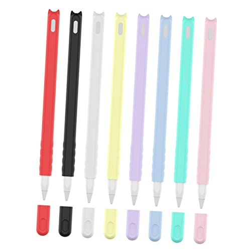 CAXUSD 2st Applepencil2 Federmäppchen Eingabestifthalter Hülle Für Bleistift Cartoon-Stylus-stiftabdeckung Etui Für Bleistift Karikatur Zweite Generation Stift Kappe Weiß von CAXUSD
