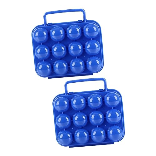 CAXUSD 2 Stücke Box Lagerung Container 12 Eier Locking Deckel Tragbare Falten Träger Für Küche Camping Outdoor CAXUSD 2 Stücke Box Lagerung Container 12 Eier Locking Deckel Tragbare Falten Träger Für Küche Camping Outdoor von CAXUSD