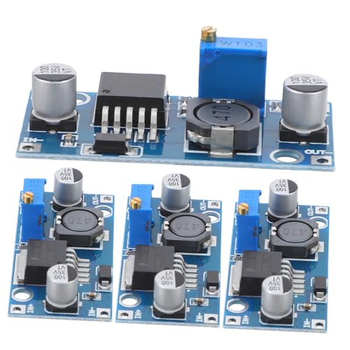 CAXUSD 4 Stück Einstiegsnetz-Versorgungsmodul einstellbares Modul Einstellbarer Spannungsregler Gleichspannungsregler Spannungswandlermodul Elektronisches Bauteil CAXUSD 4 Stück Einstiegsnetz-Versorgungsmodul einstellbares Modul Einstellbarer Spannungsregler Gleichspannungsregler Spannungswandlermodul Elektronisches Bauteil von CAXUSD