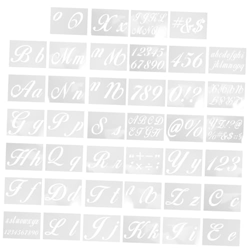CAXUSD 40 Stück Vorlage Für Buchstaben Große Buchstabenschablonen Kunstzeichnungsschablonen Alphabet-schablonen Groß Schablonen Zum Malen Auf Das Haustier Weiß CAXUSD 40 Stück Vorlage Für Buchstaben Große Buchstabenschablonen Kunstzeichnungsschablonen Alphabet-schablonen Groß Schablonen Zum Malen Auf Das Haustier Weiß von CAXUSD