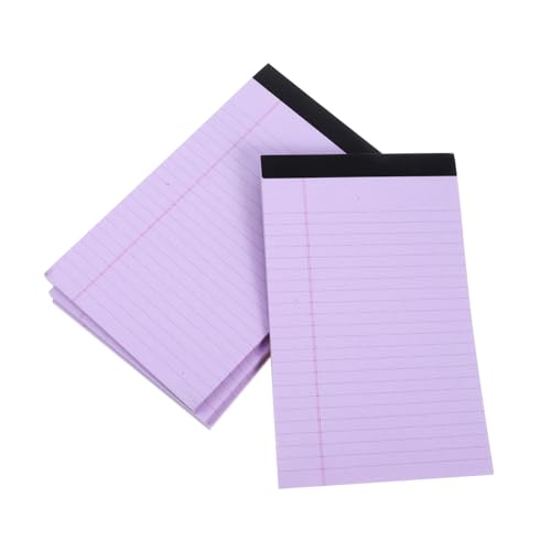 CAXUSD 4Stücke Notizblöcke mit Linierter Oberfläche Abreißbare Notizblätter für Schule Büro Zuhause Praktische Memo Pads von CAXUSD