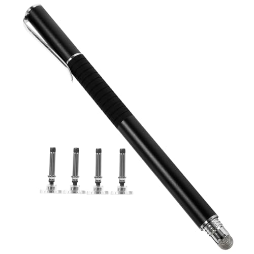 CAXUSD Eingabestift Mit Touchscreen 5-teiliges Kapazitives Stiftset Schwarzes Handschriftwerkzeug Für Tablets Smartphones Und Computer von CAXUSD