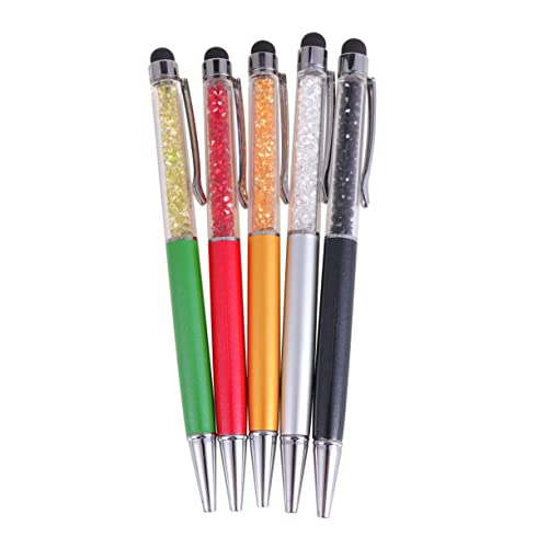 CAXUSD 5st Strassstift Multifunktionaler Eingabestift Stift Für Telefon Stiftbürste Handschriftstift Touchscreen-Stift Aus Strass Disc Stylus Touchscreen-stifte Eingabestifte Yellow CAXUSD 5st Strassstift Multifunktionaler Eingabestift Stift Für Telefon Stiftbürste Handschriftstift Touchscreen-Stift Aus Strass Disc Stylus Touchscreen-stifte Eingabestifte Yellow von CAXUSD