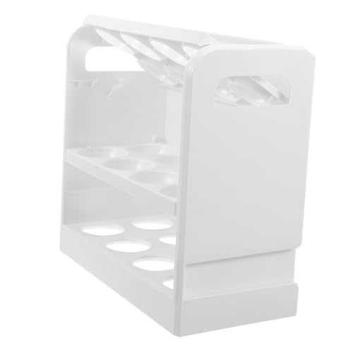 CAXUSD Aufbewahrungsbox für Eier Eier-Organizer für den Kühlschrank Eierregal aus Kunststoff kühlschrank eierhalter egg holder for refrigerator 3-lagiger Eierständer 3-lagiges Eierregal von CAXUSD