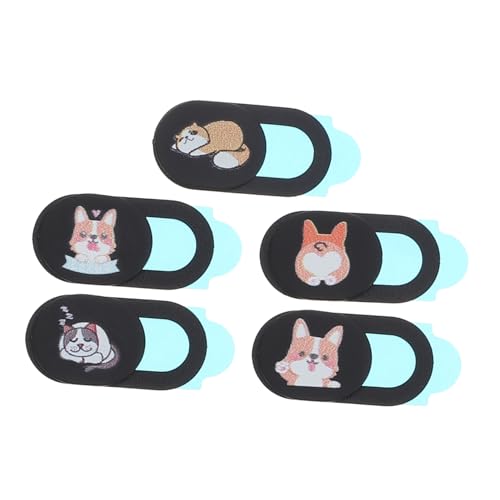 CAXUSD Webcam-Abdeckung Schiebeabdeckung 5er-Pack Sichtschutz für Laptop Webcam-Objektivschutz Katzendesign Anti-Rutsch-Blocker für Computer und Tablet CAXUSD Webcam-Abdeckung Schiebeabdeckung 5er-Pack Sichtschutz für Laptop Webcam-Objektivschutz Katzendesign Anti-Rutsch-Blocker für Computer und Tablet von CAXUSD