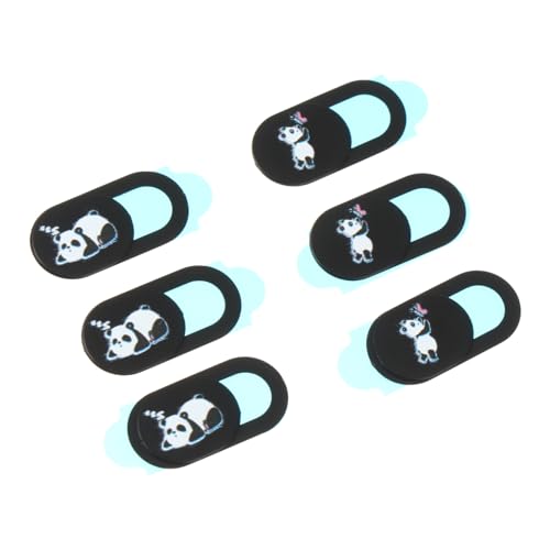 CAXUSD 6pcs Laptop-Abdeckung Webcam-Abdeckung Schiebeabdeckung Für Privatsphäre Cartoon Panda Design CAXUSD 6pcs Laptop-Abdeckung Webcam-Abdeckung Schiebeabdeckung Für Privatsphäre Cartoon Panda Design von CAXUSD