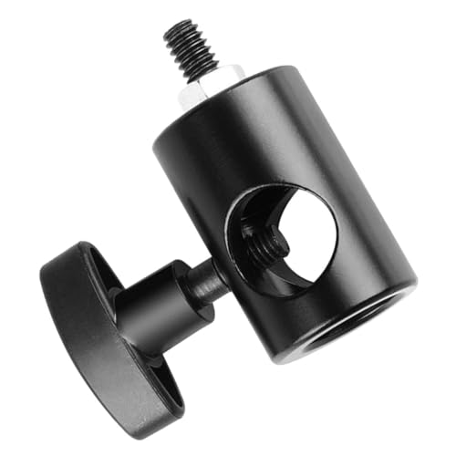 CAXUSD Stativadapter Schwarzer Universaladapter für Taschenlampen Montierbar Horizontaler oder Vertikaler Position Kompatibel mit Verschiedenen Fotogeräten Stabil CAXUSD Stativadapter Schwarzer Universaladapter für Taschenlampen Montierbar Horizontaler oder Vertikaler Position Kompatibel mit Verschiedenen Fotogeräten Stabil von CAXUSD