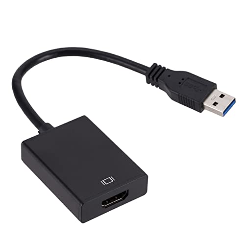 CAXUSD 1080p USB 3.0 Zu Konverter Computer Zu Projektor Laptop Adapter Schwarz Audio Video von CAXUSD