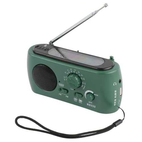 Solar Kurbel Radio Mini Taschenlampe Notfall Stromversorgung Ladung Kompakte Bauweise von CAXUSD