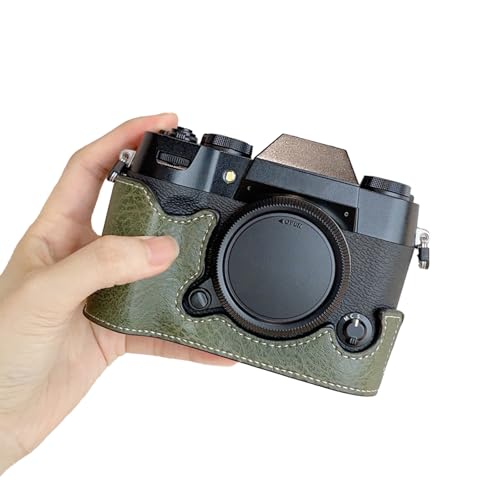 CAZSTYK Handgefertigte Kameratasche aus PU-Leder für XT50, mit Verschlüssen und einfachem Akkuzugriff von CAZSTYK