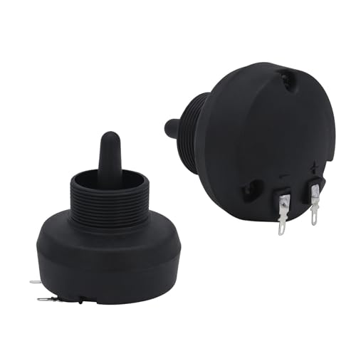 CAZSTYK Piezoelektrischer Keramik-Hochtöner mit 34 mm Gewinde, Bühnen-Trolley-Lautsprecher, Kopf, Keramik, Power-Horn-Lautsprecher, Hochtöner-Zubehör, 2 Stück CAZSTYK Piezoelektrischer Keramik-Hochtöner mit 34 mm Gewinde, Bühnen-Trolley-Lautsprecher, Kopf, Keramik, Power-Horn-Lautsprecher, Hochtöner-Zubehör, 2 Stück von CAZSTYK