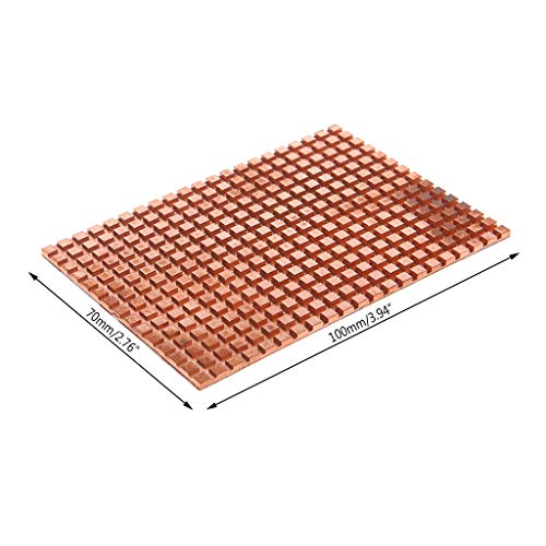 CAZSTYK Reines Kupfer Kühlkörper Pad Für 2 5 Zoll Mechanische Festplatte SSD Kühlkörper Kühler Kühler Ultradünn von CAZSTYK