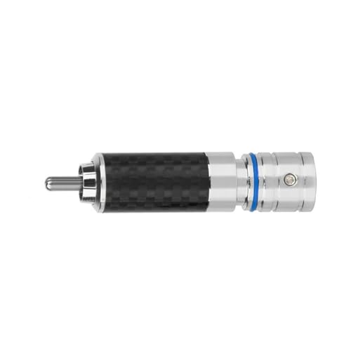 CAZSTYK Rhodinierter 1P-Stecker-Adapter, Lautsprecher, Lötkabel, Stecker, Sound-Anschlusskopf von CAZSTYK