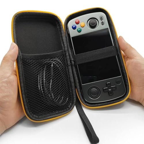 CBDYWVR Eva Tragetasche kompatibel mit RG405M/RG351P/351M/RG40XX H Handheld-Spielkonsole, Harte Tragetasche für RG405M Handheld-Spielkonsole, Reise-Aufbewahrungstasche, nur Tasche von CBDYWVR
