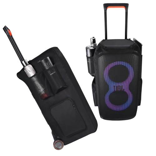 Multifunktionale Tragetasche für JBL Partybox Stage 320 Tragbarer Bluetooth-Party-Lautsprecher, Staubschutz für PartyBox Stage 320 Zubehör, tragbare Outdoor-Reisehülle (nur Abdeckung) (Schwarz) von CBDYWVR