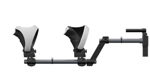 CBDYWVR VR Gunstock für PlayStation VR2, kompatibel mit PSVR2 Controller Griffe für verbesserte Stabilität und leichte magnetische PlayStationVR2 Gun Stock Adapter (Black) von CBDYWVR