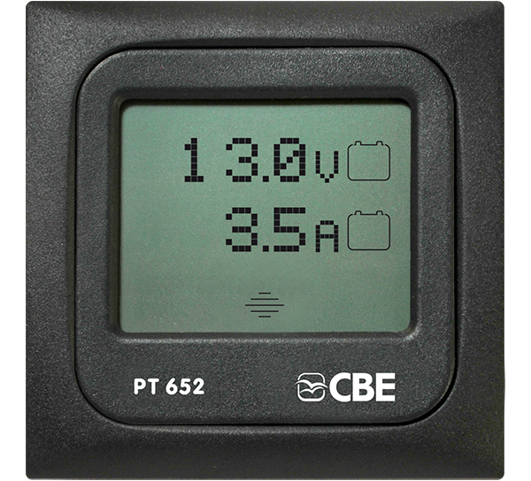 CBE Anzeigepanel PT652 (V/A-Anzeige) mit Shunt 130A von CBE