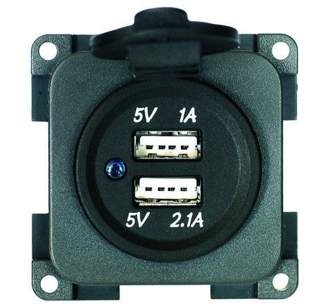 CBE MP2USB - USB-Steckdoseneinsatz mit 2 USB-Buchsen CBE MP2USB - USB-Steckdoseneinsatz mit 2 USB-Buchsen von CBE