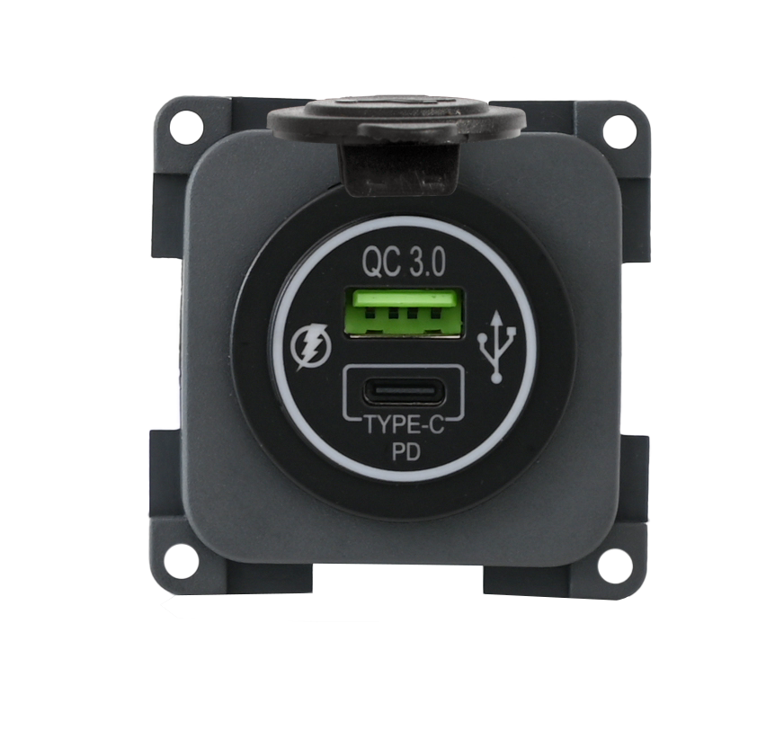 CBE MP2USBC - USB-Steckdoseneinsatz mit USB und USB-C CBE MP2USBC - USB-Steckdoseneinsatz mit USB und USB-C von CBE