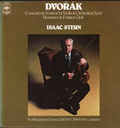Antonín Dvořák: Konzert a-moll für Violine und Orchester; Romanze für Violine und Orchester - S72457 - Vinyl LP von CBS