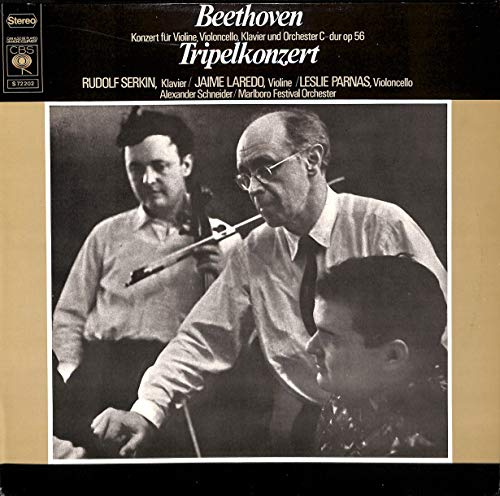 Beethoven: Konzert für Violine, Violoncello, Klavier und Orchester C-dur, op. 56 - S 72202 - Vinyl LP von CBS